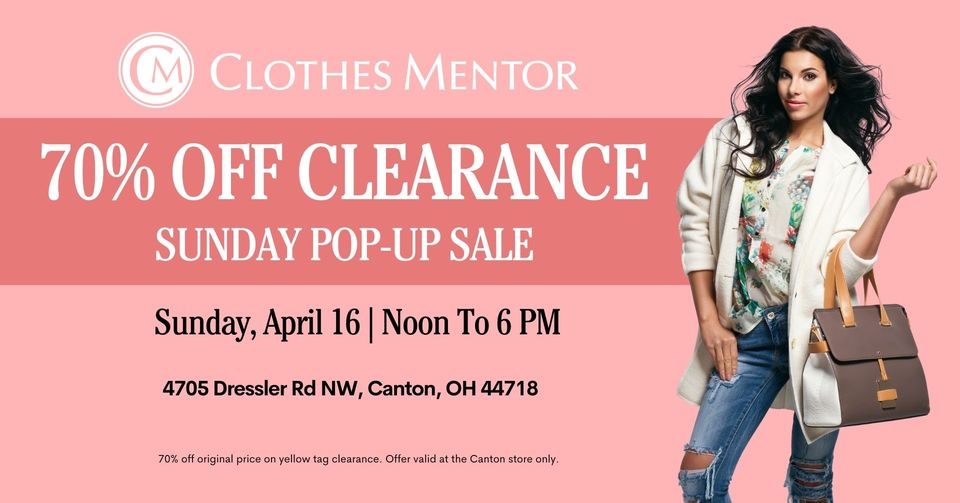 Clothes Mentor CLEARANCE SALE