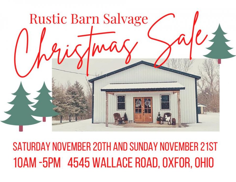 Rustic Barn Salvage Christmas Sale
