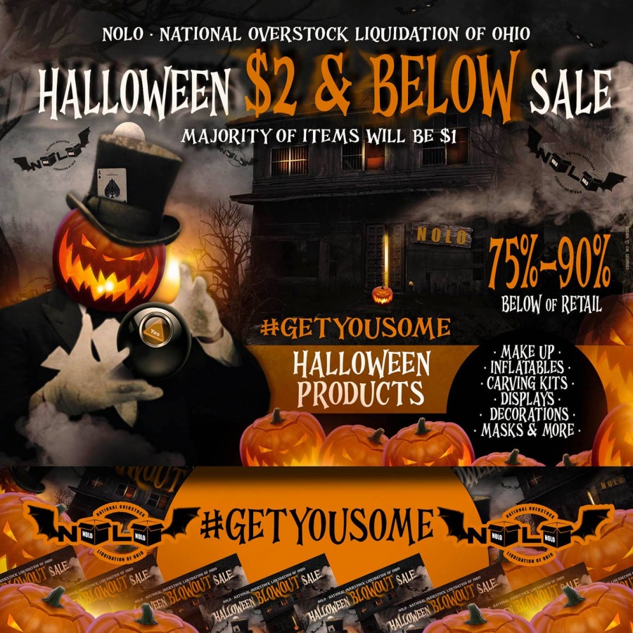 National Overstock Liquidation of Ohio Halloween Clearance Sale