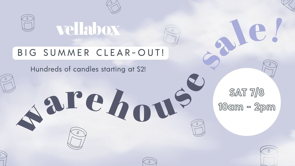 Vellabox Summer Warehouse Sale