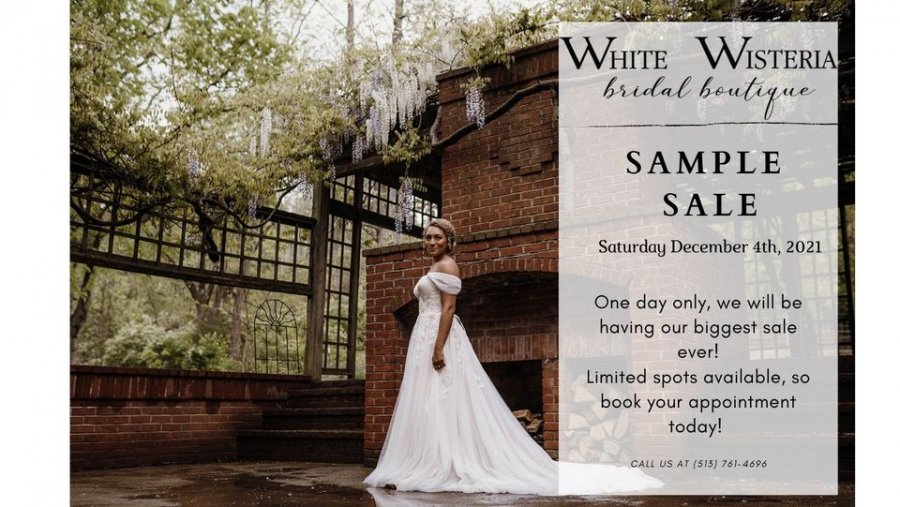 White Wisteria Bridal Boutique Annual Sample Sale