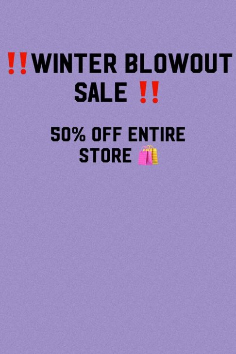 Faith’s Boutique Winter Blowout Sale