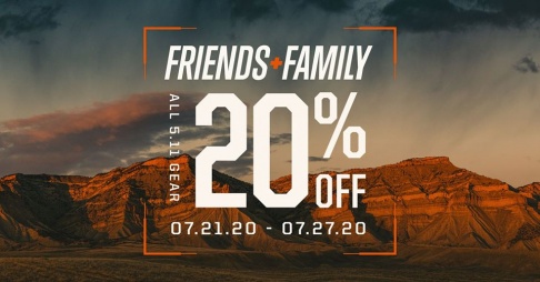 5.11 Gear Friends and Family Sale - Columbus