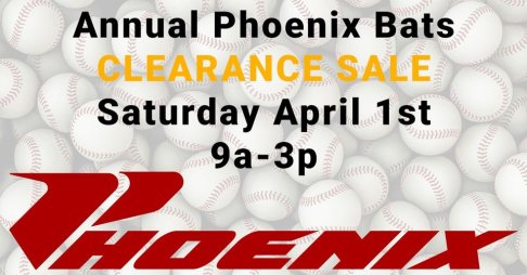 Phoenix Bats Annual Warehouse Clearance Sale